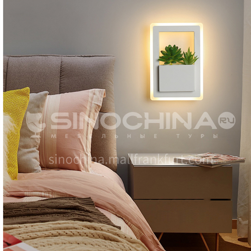 Modern minimalist creative wall lamp bedside warm wall lamp living room bedroom decorative lighting-FLY-LY8003